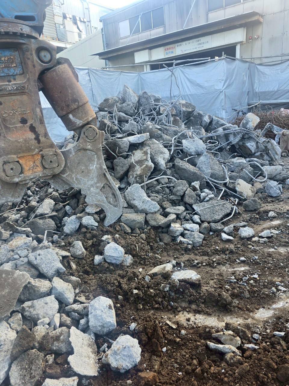 埼玉県入間市　鉄骨解体 事例写真