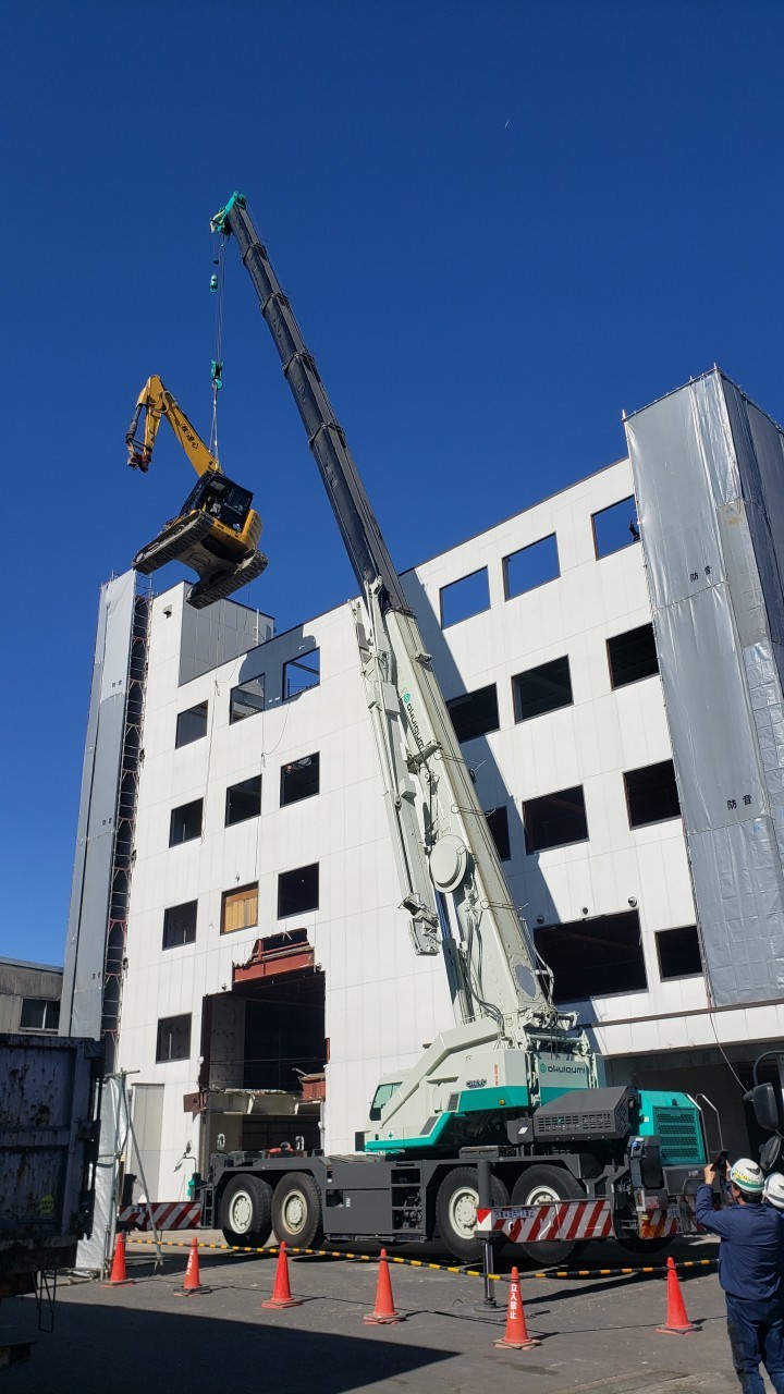 埼玉県入間市　鉄骨解体 事例写真