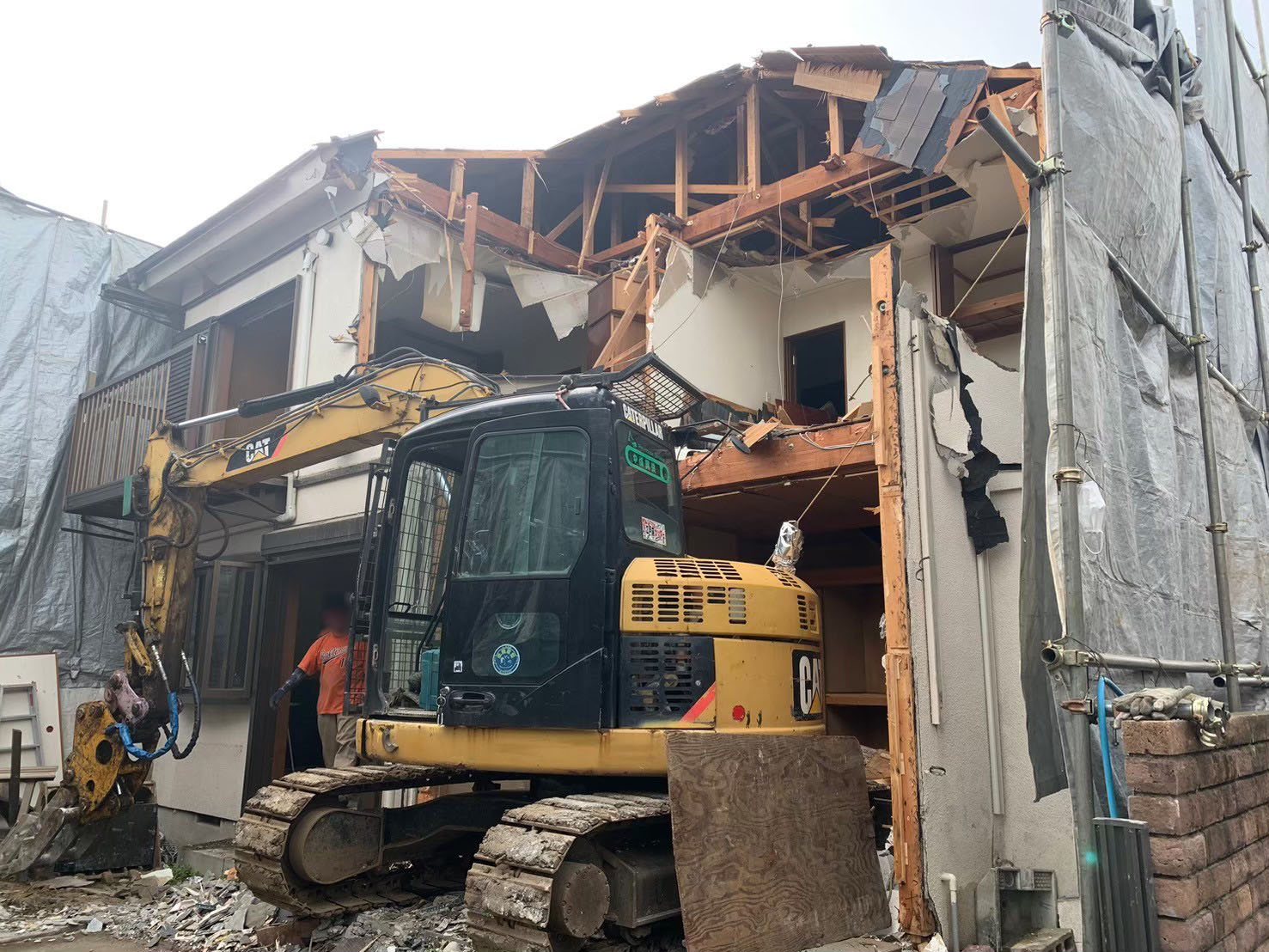 東京都中野区　木造解体 事例写真