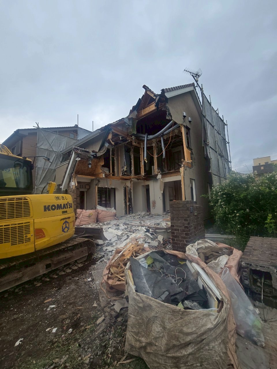 埼玉県春日部市　木造解体 事例写真