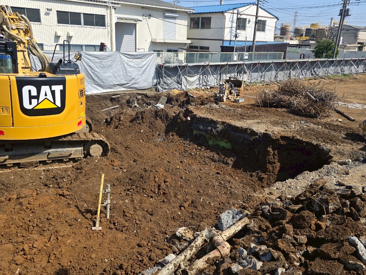 埼玉県入間市　鉄骨解体 事例写真