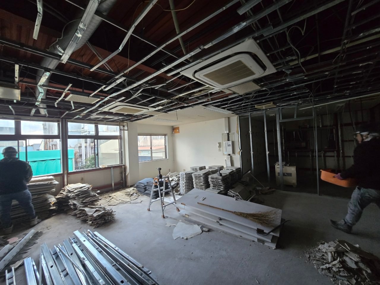 埼玉県入間市　鉄骨解体 事例写真