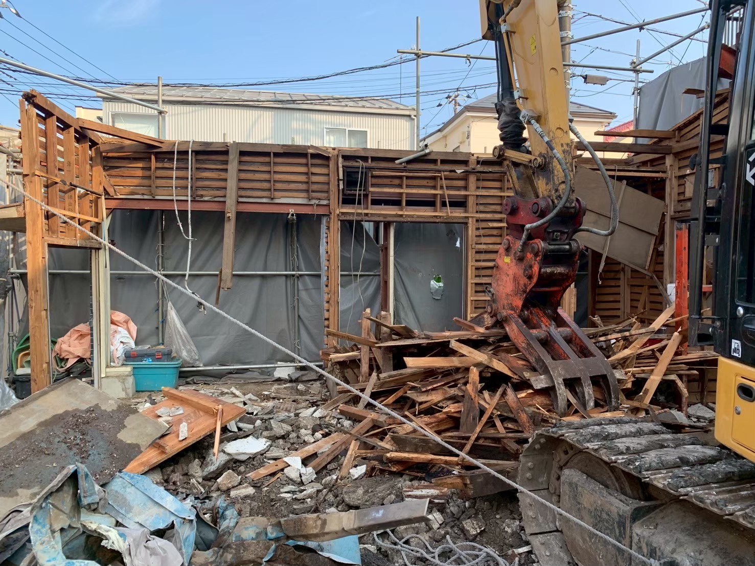 東京都清瀬市　鉄骨解体 事例写真