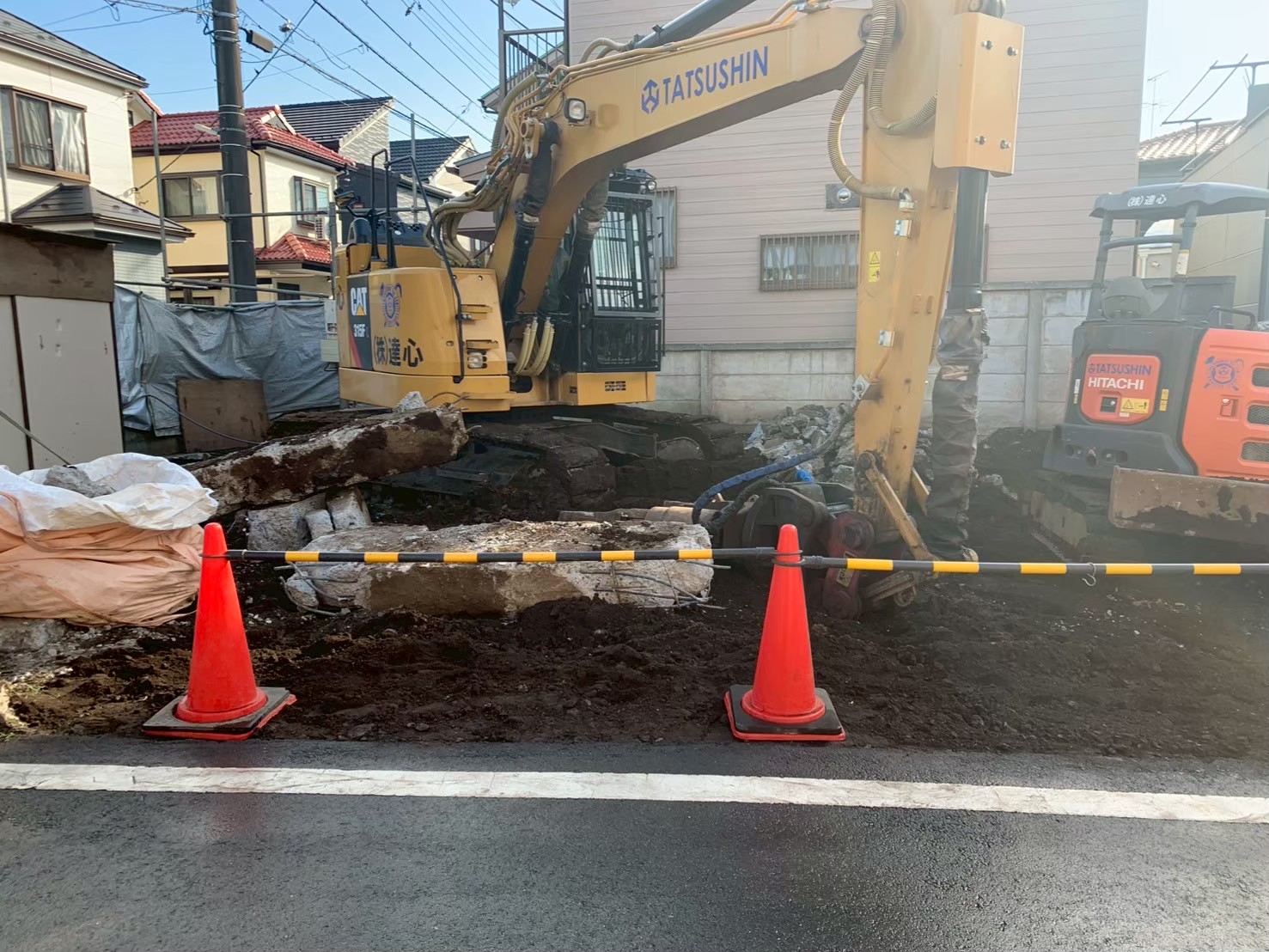 東京都清瀬市　鉄骨解体 事例写真