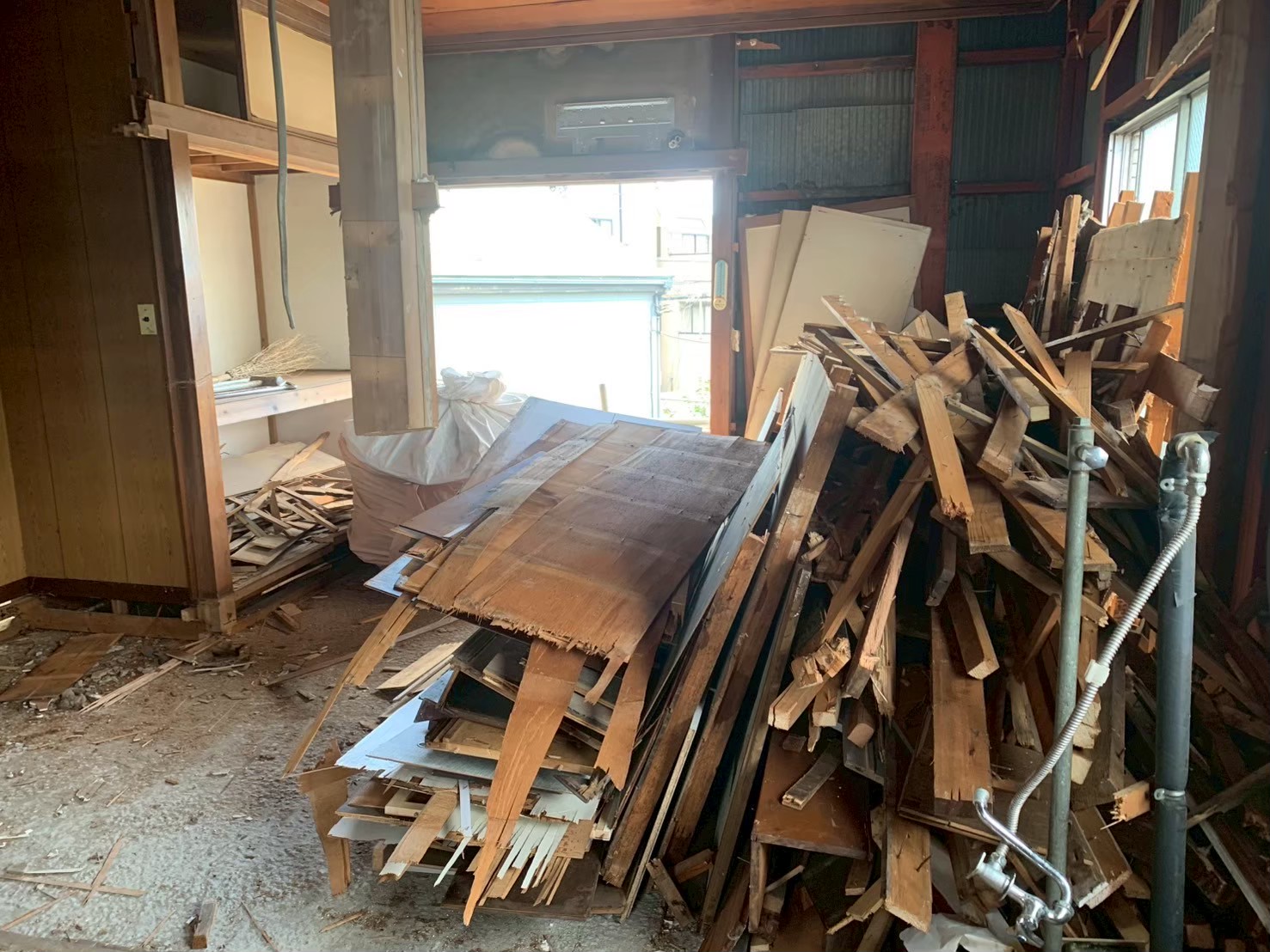 東京都清瀬市　鉄骨解体 事例写真